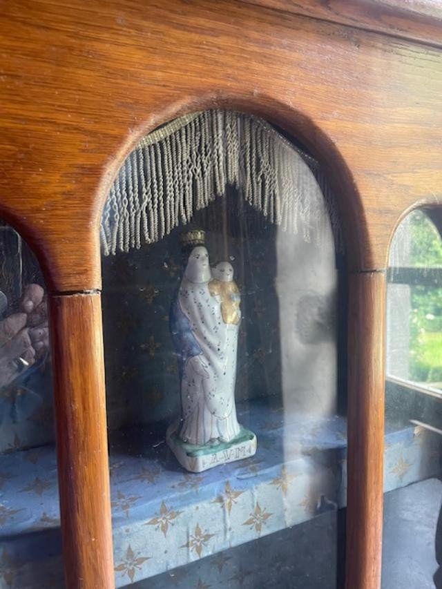 Charming 19th Century Natural Wood Oratory-photo-4