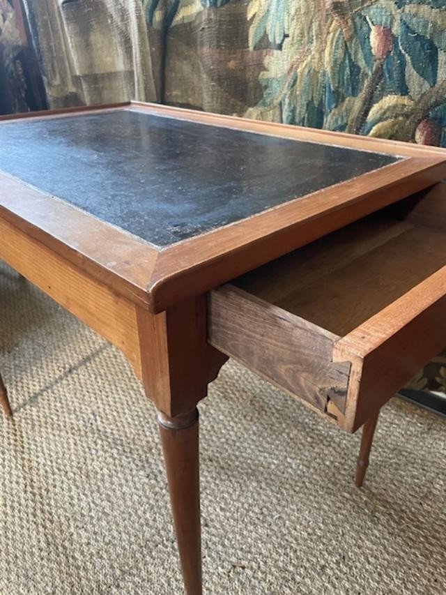 Small Natural Wood Desk From The Late 19th Century Directoire-photo-3