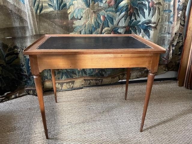 Small Natural Wood Desk From The Late 19th Century Directoire