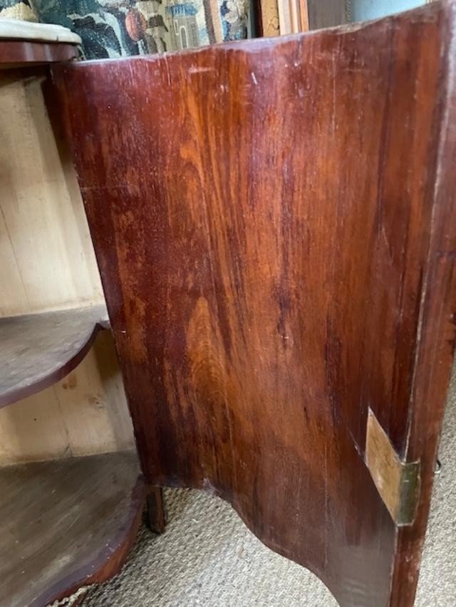 Louis XV Period Marquetry Corner Cupboard-photo-3