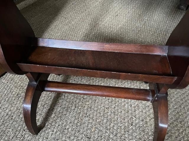 Mahogany Workbench From The End Of The Empire Period-photo-4