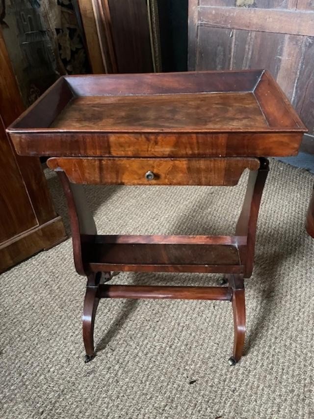 Mahogany Workbench From The End Of The Empire Period