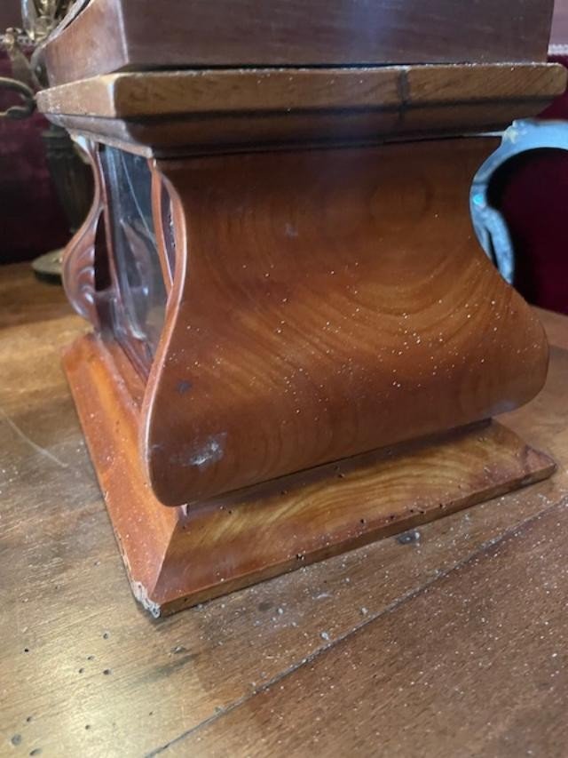 Walnut Wood Reliquary Box From The Mid-19th Century-photo-1