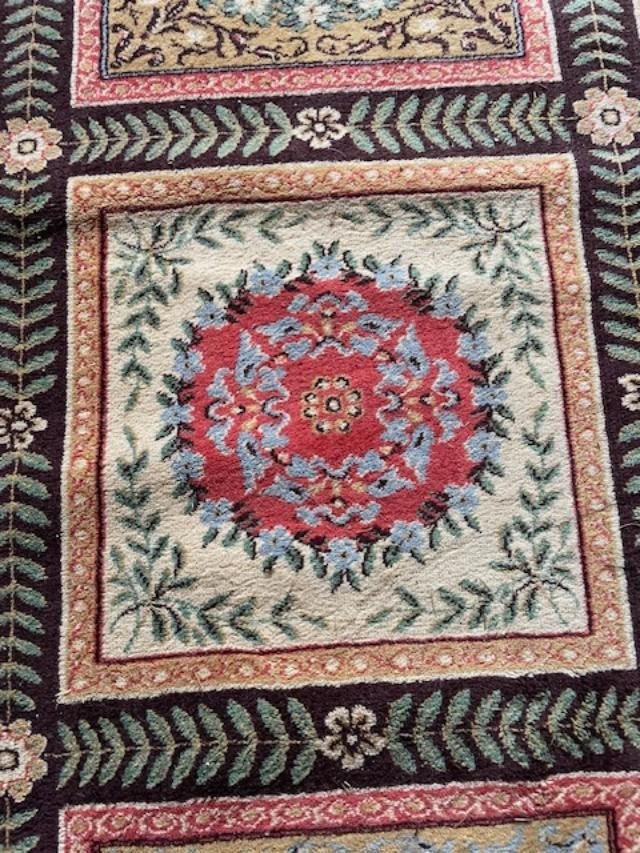 Grand tapis dans l'esprit Aubusson -photo-1