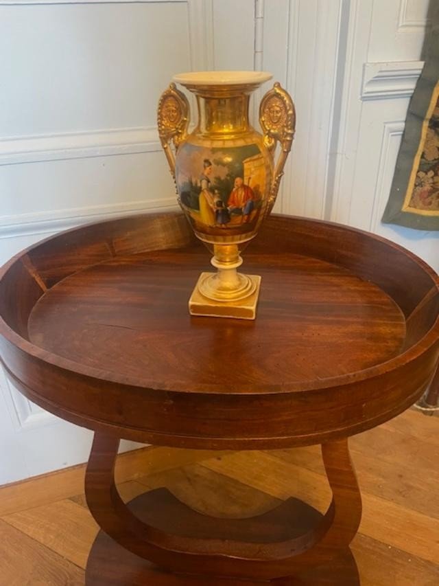 Mahogany Coffee Table From The Early 19th Century-photo-2