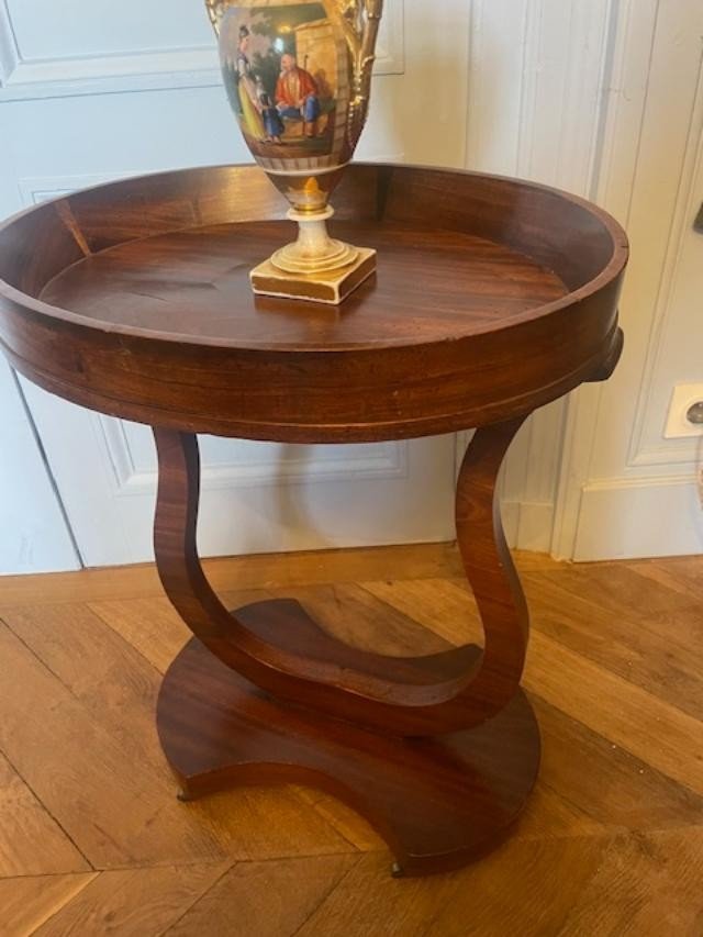 Mahogany Coffee Table From The Early 19th Century-photo-4