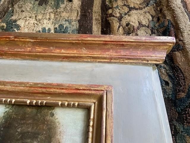 Louis XVI Style Lacquered Wooden Trumeau-photo-4