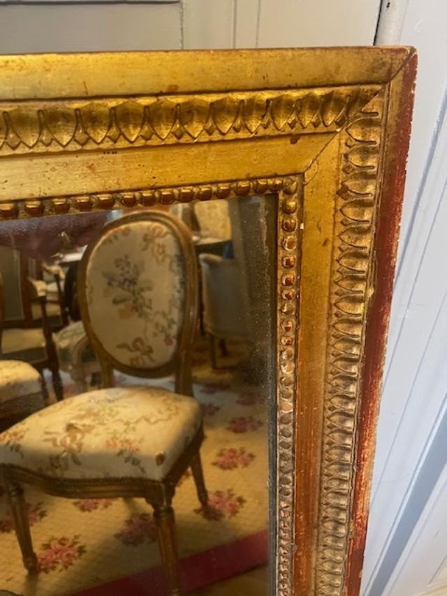 Important miroir d'époque Louis XVI-photo-2