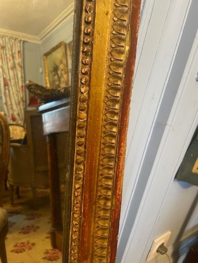 Important miroir d'époque Louis XVI-photo-1