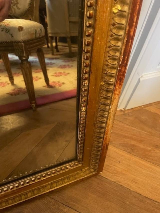 Important miroir d'époque Louis XVI-photo-2