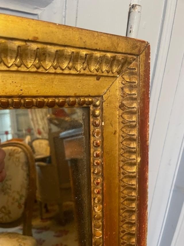 Important miroir d'époque Louis XVI-photo-3