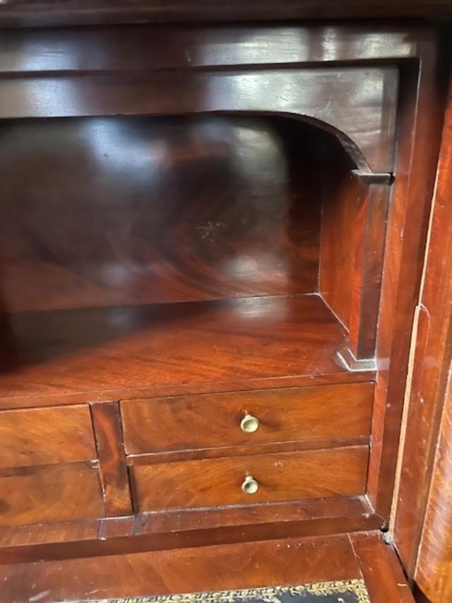 Small Mahogany Secretary From The Empire Period-photo-4