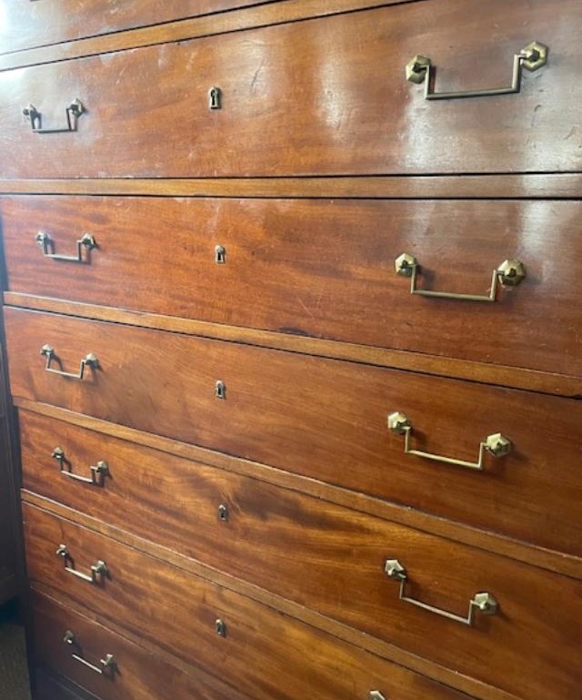 Louis XVI Period Blond Mahogany Chest Of Drawers-photo-3