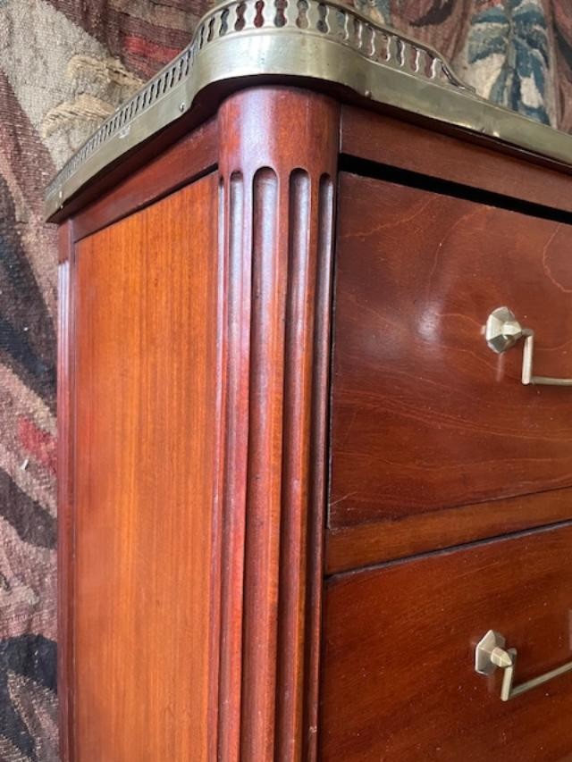 Louis XVI Period Blond Mahogany Chest Of Drawers-photo-3