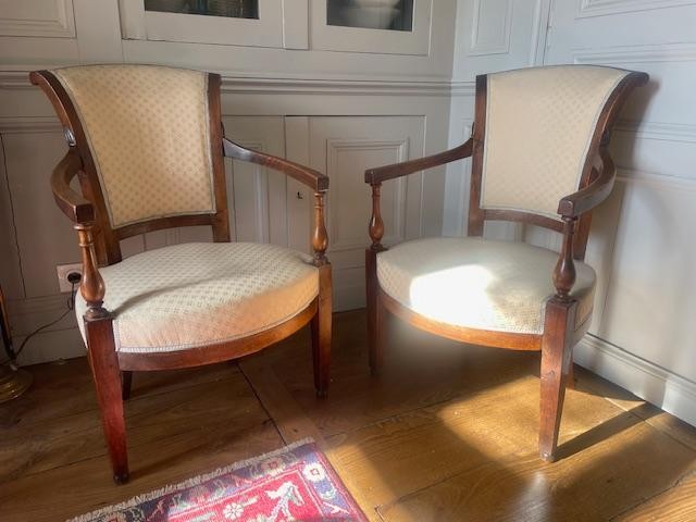 Paire de fauteuils d&#039;&eacute;poque Directoire 