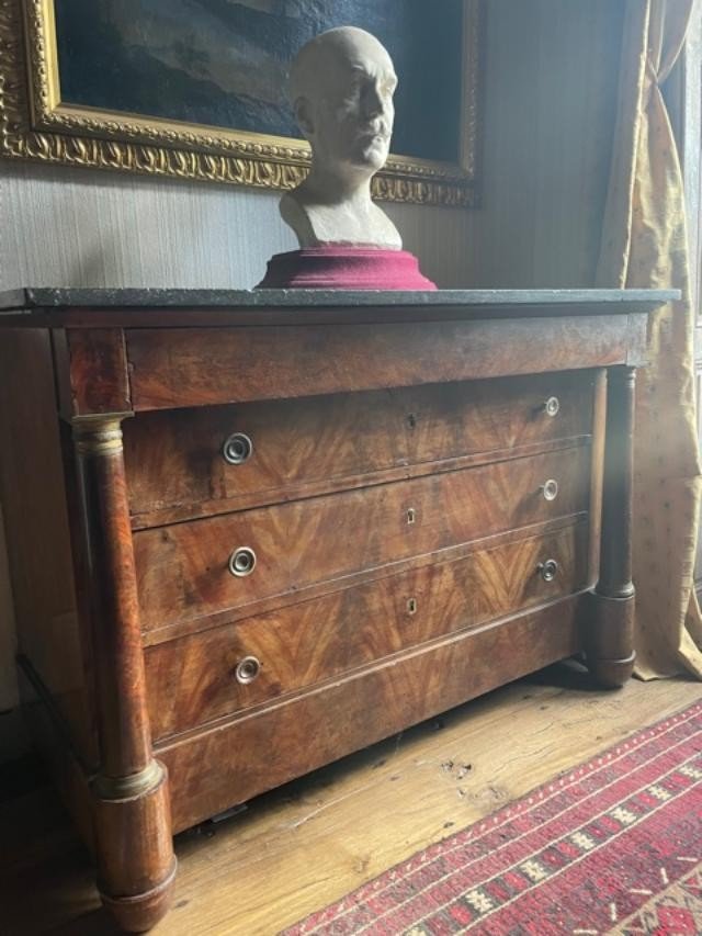 Empire Period Mahogany Chest Of Drawers