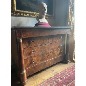 Empire Period Mahogany Chest Of Drawers