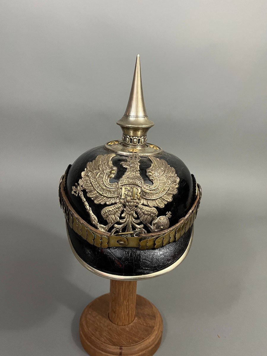 Casque à Pointe d'Officier Prussien, spikedhelmet, Pickelhaube