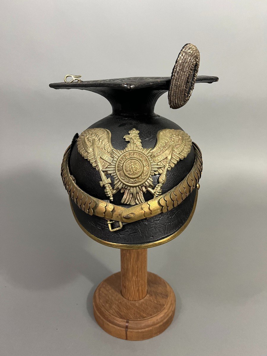 Casque à Pointe, Schapska De Sous Officier De La Garde Prussienne, spikedhelmet, pickelhaube