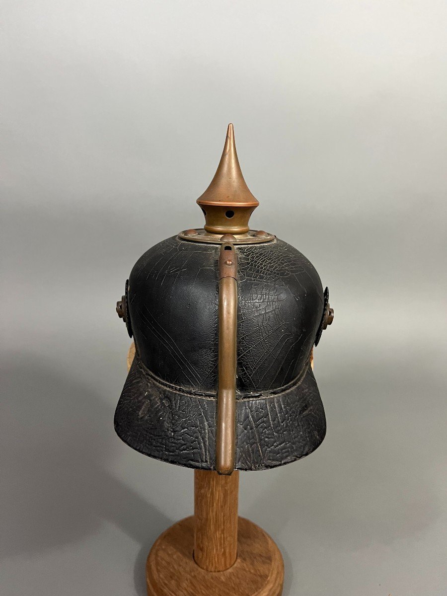 Casque à Pointe De Troupe, spikedhelmet, pickelhaube, Wurtemberg-photo-3