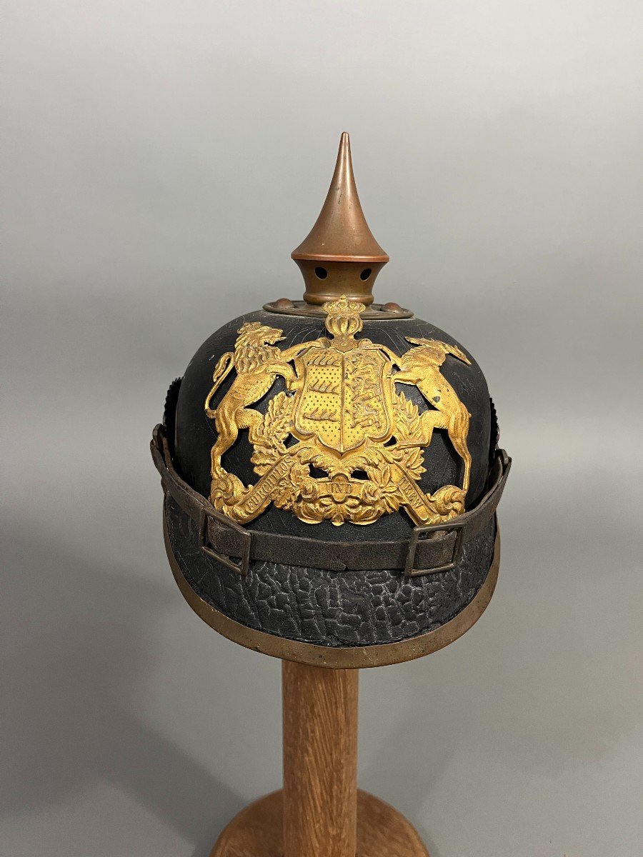 Casque à Pointe De Troupe, spikedhelmet, pickelhaube, Wurtemberg