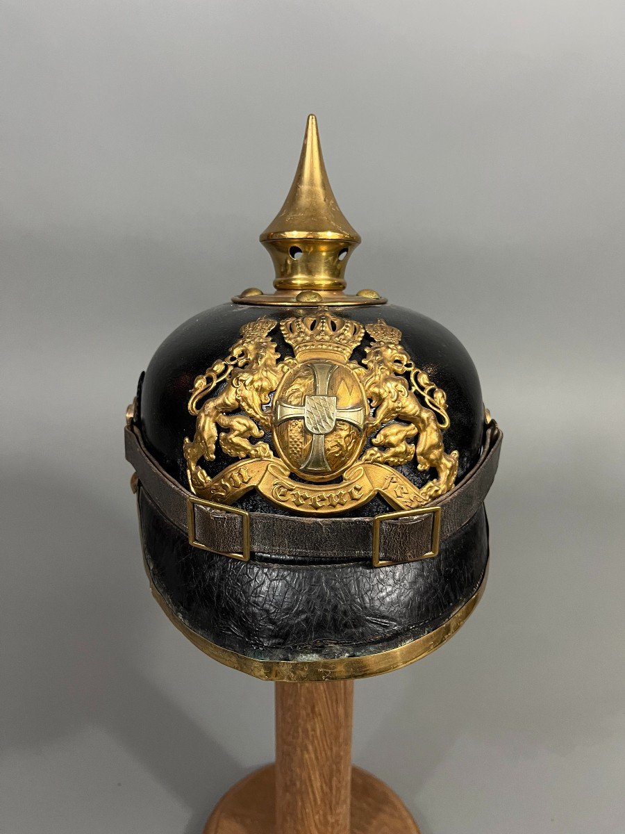 Casque à Pointe , Spikehelmet, Pickelhaube, Bavière