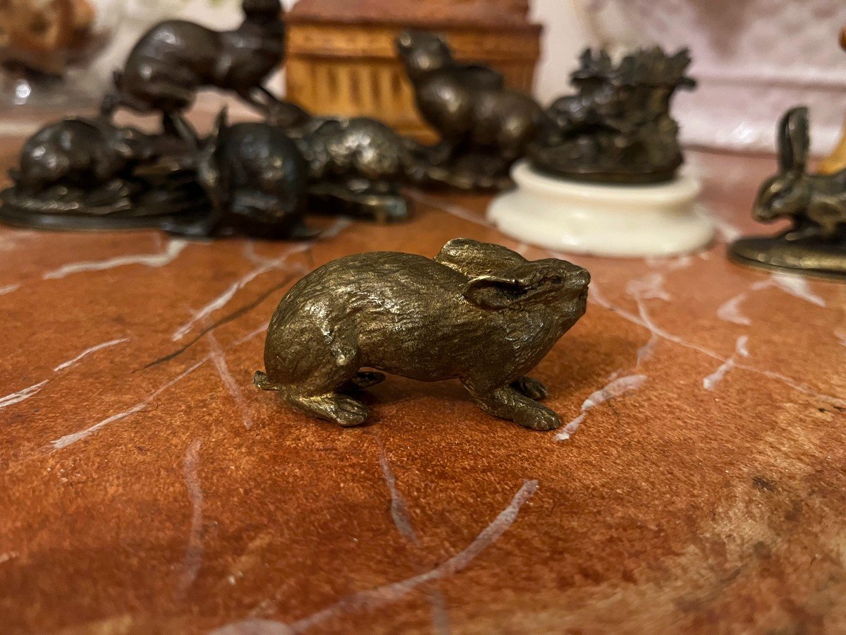 Animal Bronze, Hare.-photo-2