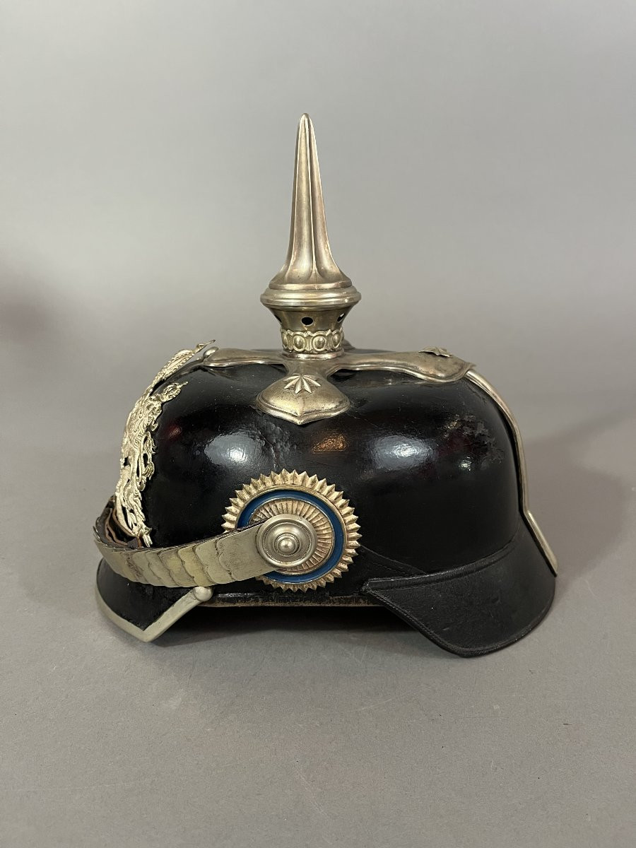 Bavarian Guard Officer's Spiked Helmet-photo-3