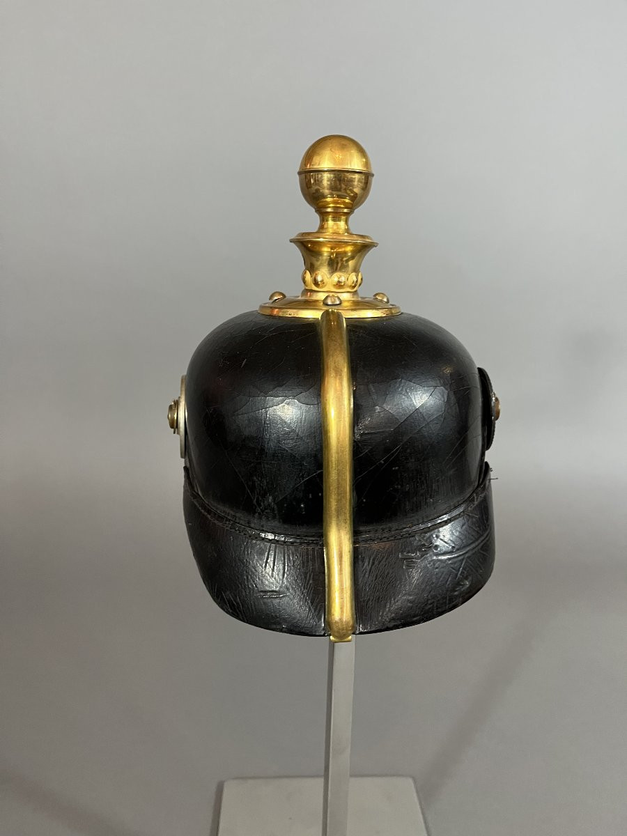 Saxon Artillery Nco Spiked Helmet-photo-3