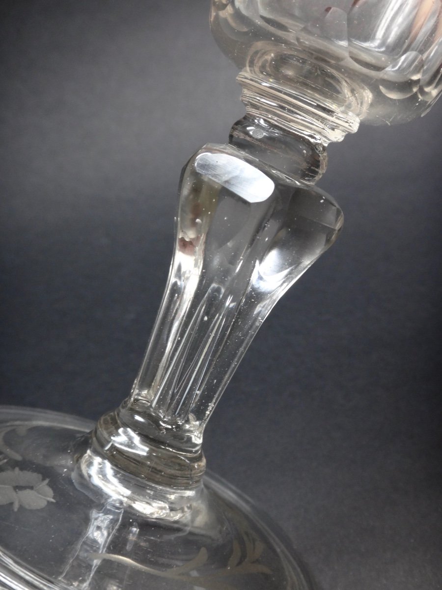 Large Blown Glass From The 18th Century-photo-1