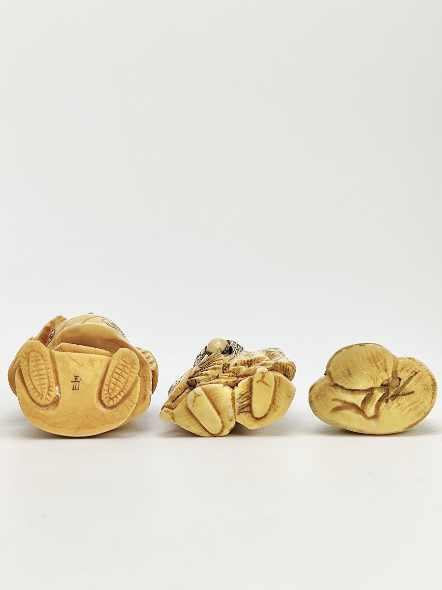 Netsuke And Umbrella Handle Collection 19th Century Japan Meiji Period (1868-1912) -photo-8