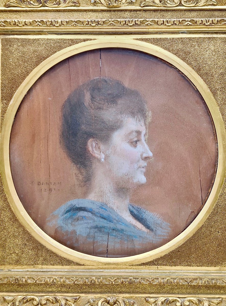 Edouard Joseph Dantan (1848-1897) portrait Agostina Segatori en 1891-photo-3