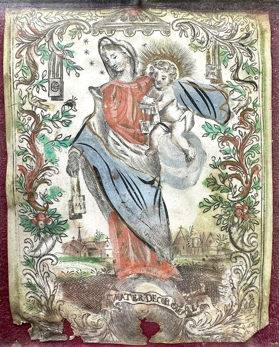 Canivet Holy Card 18th Century Period-photo-3