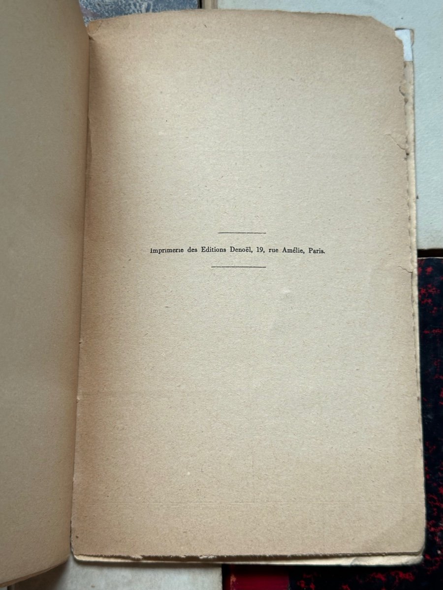 Louis Ferdinand Celine "Bagatelles pour un Massacre" Denoël 1937 ouvrage dédicacé-photo-7