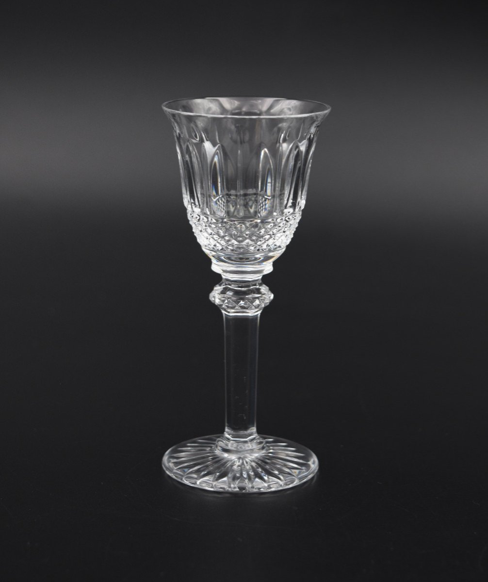 8 Verres A Liqueur En Cristal De Saint Louis Modele Tommy H = 10.5 Cm-photo-3