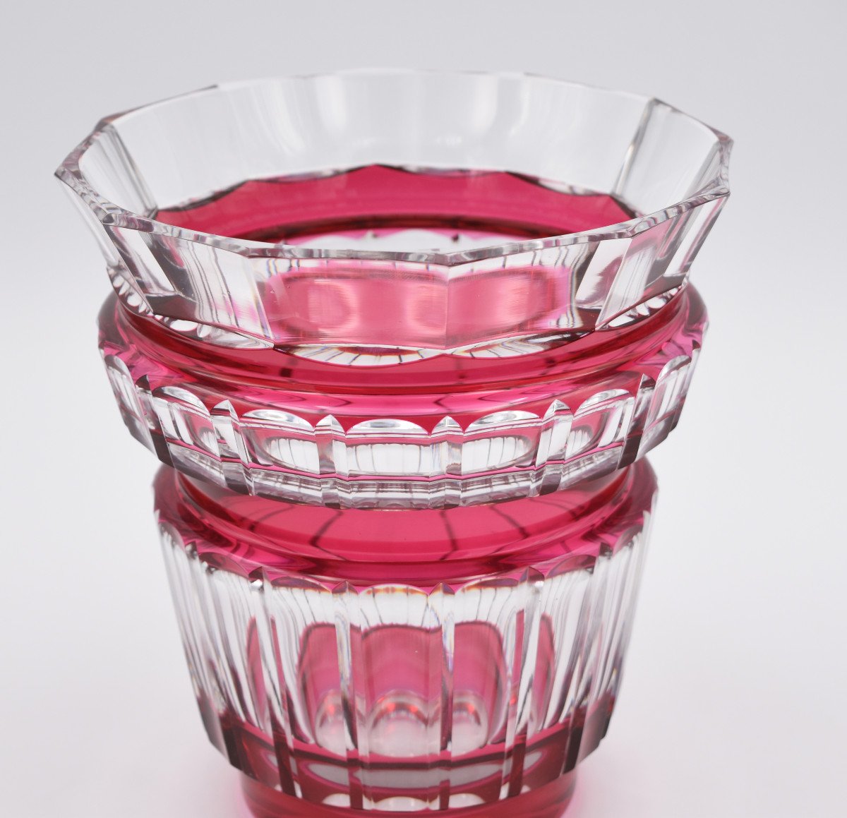 Bolero Crystal Vase By Charles Graffart For Val Saint Lambert-photo-3