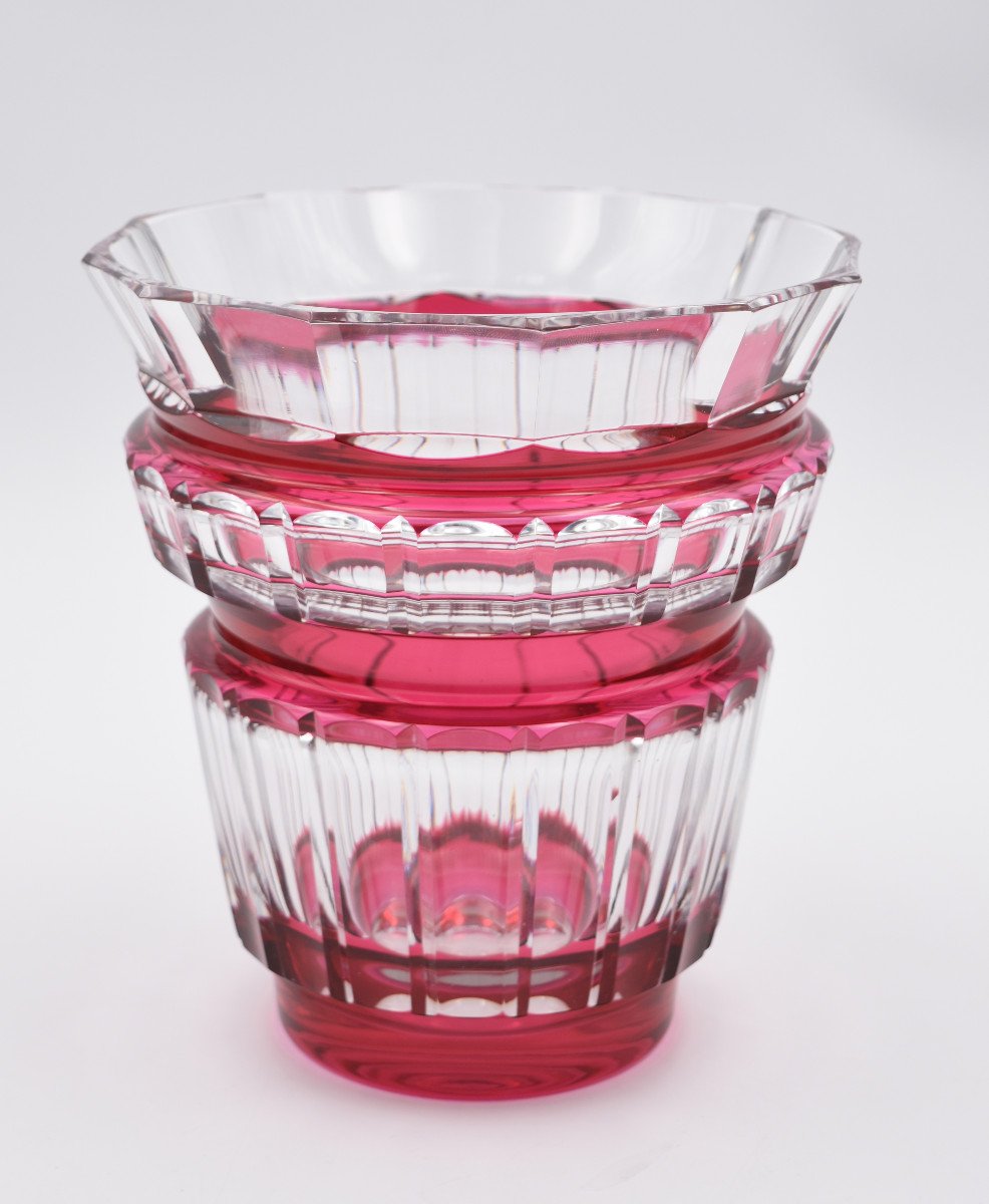 Bolero Crystal Vase By Charles Graffart For Val Saint Lambert