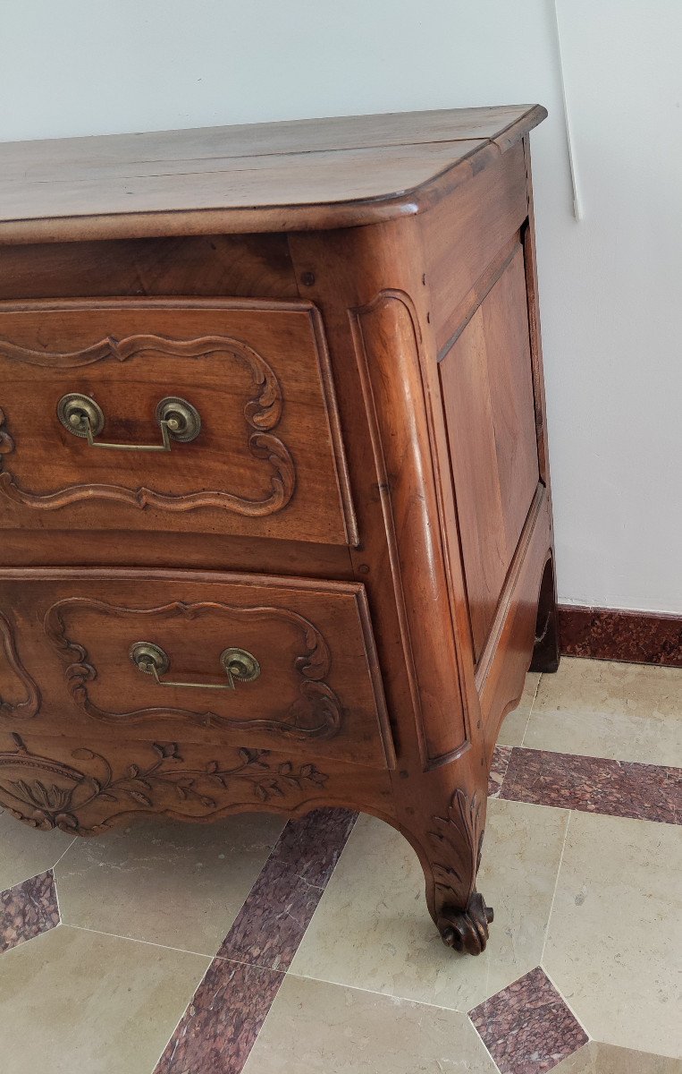 Ancienne Commode Provencale En Noyer-photo-2