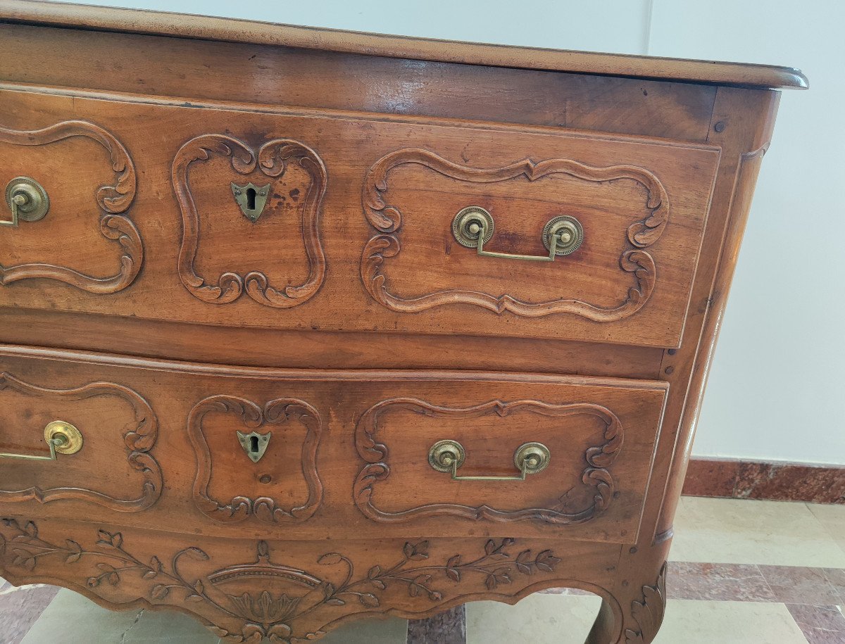 Ancienne Commode Provencale En Noyer-photo-3