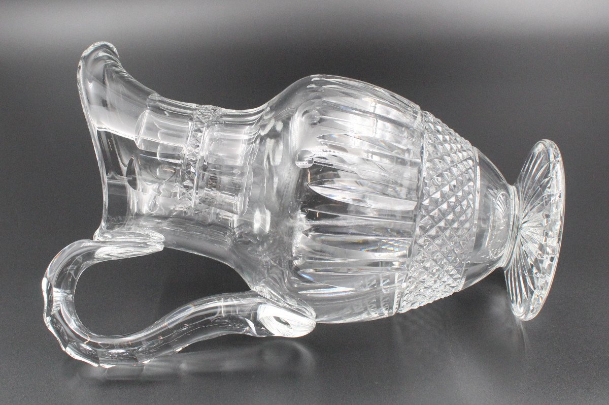 Broc A Eau En Cristal De Saint Louis Modele Tommy H = 27 Cm-photo-2