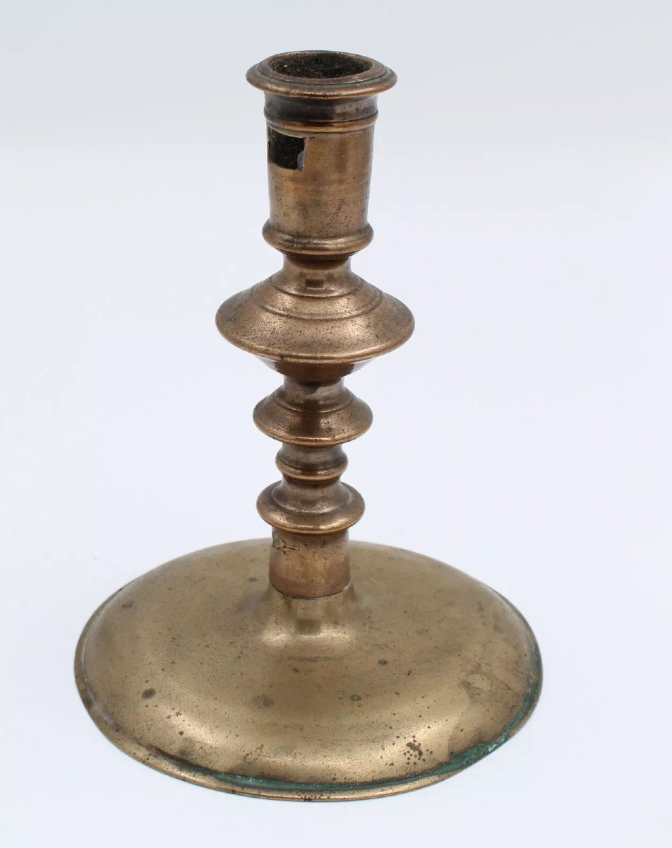 Bronze Candle Holder 16/17th Century Haute époque Candlestick-photo-1