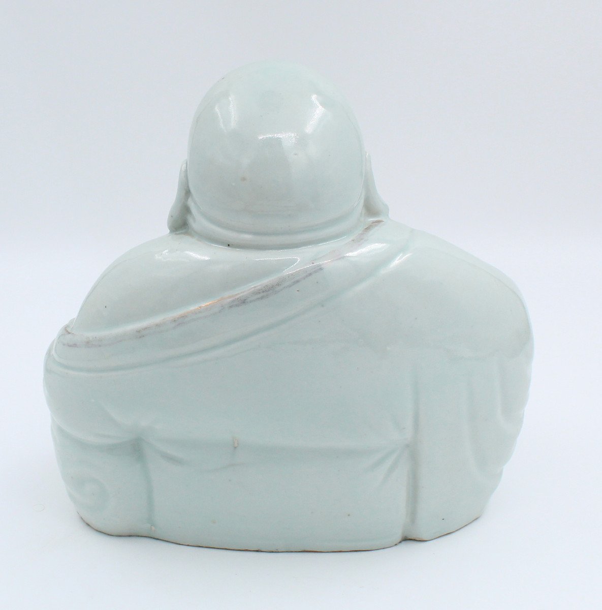 Grand Bouddha En Porcelaine Chine H= 25.5 Cm-photo-2