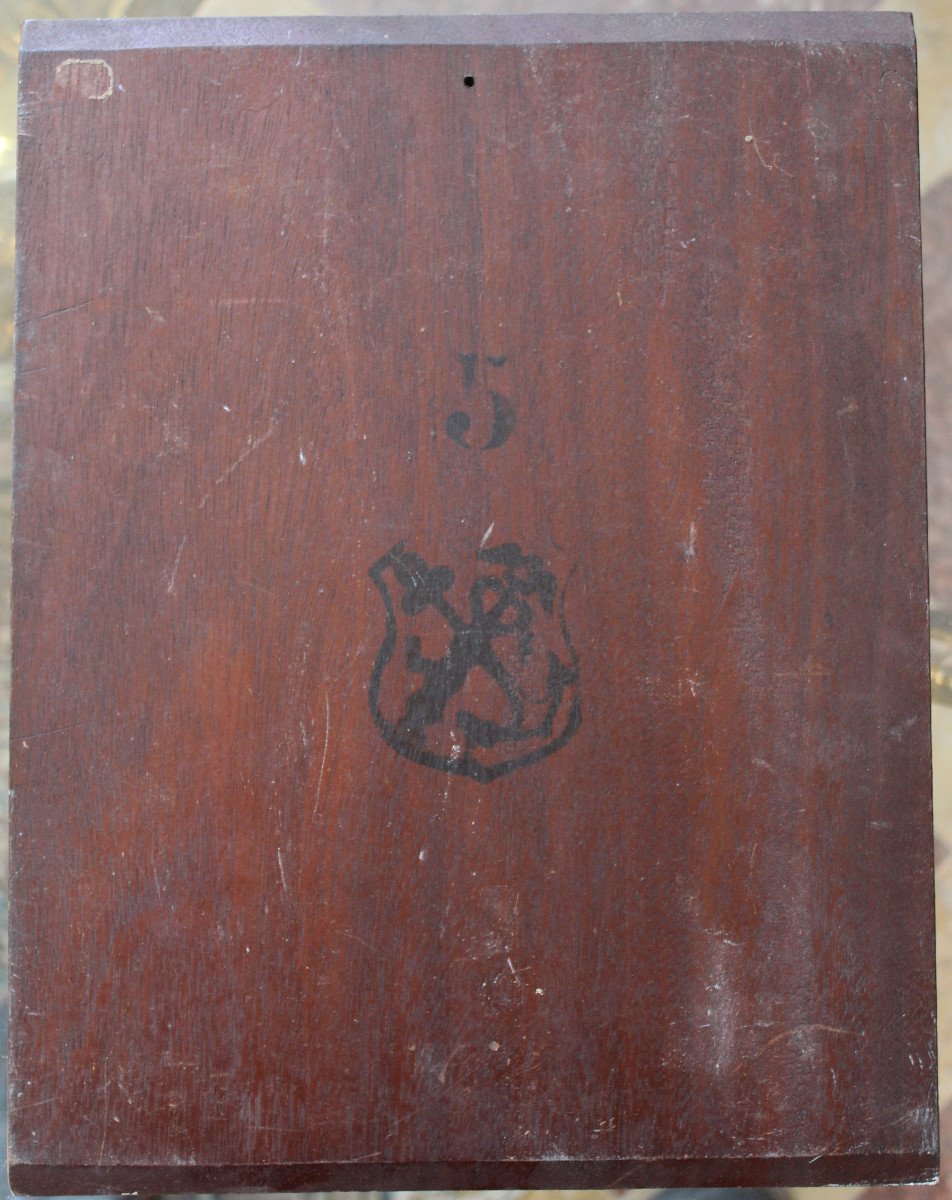 Oil On Panel Monogram And Date 1887 Cats And Kittens-photo-1