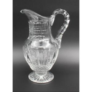 Saint Louis Crystal Water Jug Tommy Model H = 27 Cm