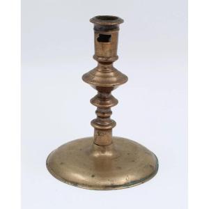 BOUGEOIR en BRONZE 16/17 ème Haute Époque Candlestick