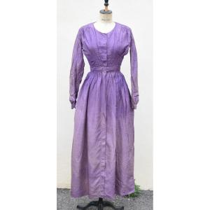 Ancienne Robe En Soie France Provence Vaucluse Vers 1860