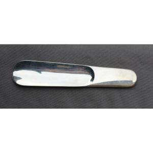 English Sterling Silver Shoehorn With Lion Passant Hallmark 