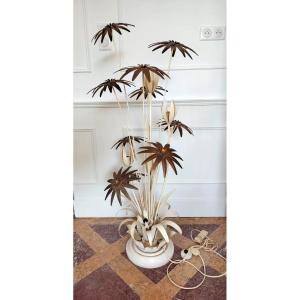 5-light Flower Bouquet Floor Lamp By Hans Kogl, Maison Jansen, Hollywood Regency