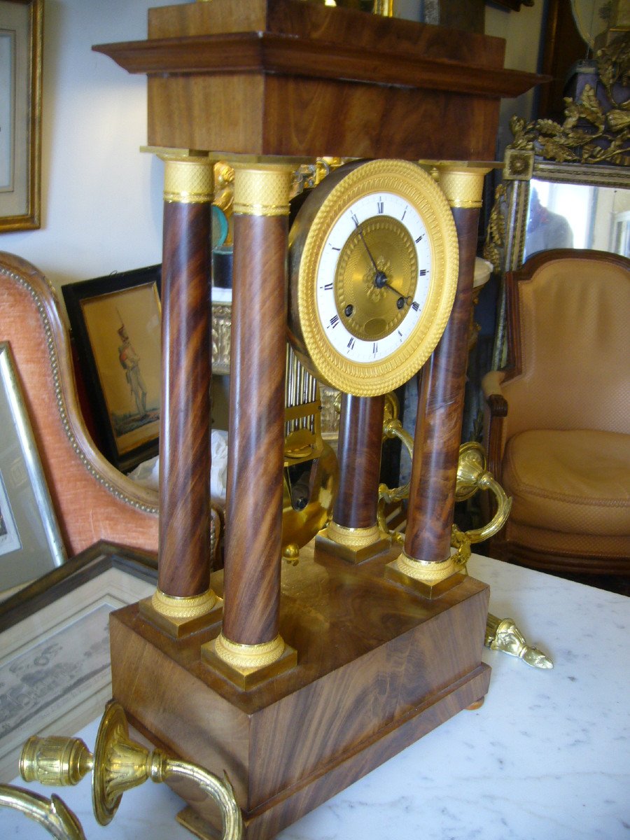 Pendule Portique Empire-photo-4