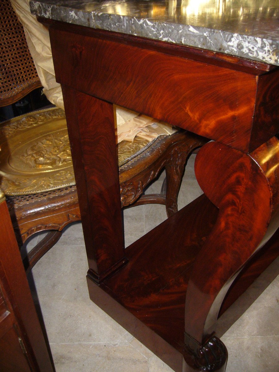 Empire Mahogany Console-photo-2